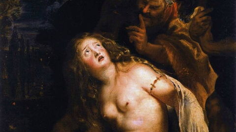 Susanna and the Elders, Rubens, detail