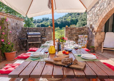 Podere Vignali, al fresco dining