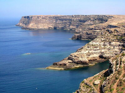 North coast of Lampedusa