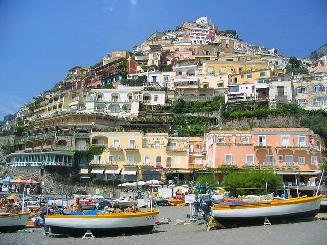 beach at positano