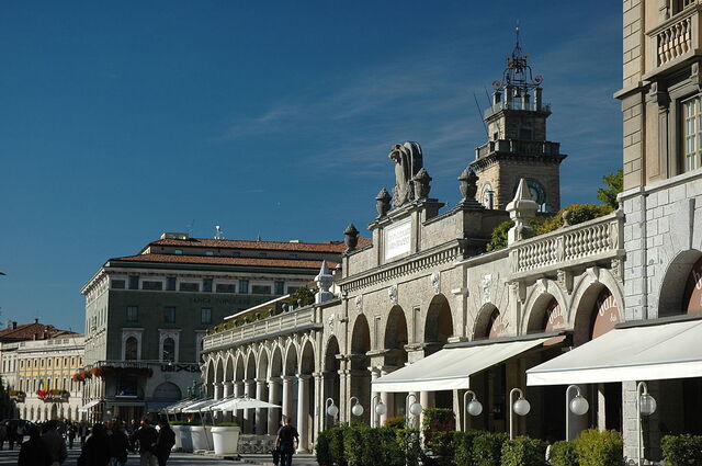 Bergamo's piazza Vittorio Veneto