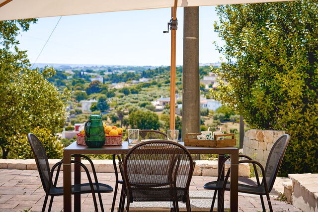 Trullo Emmebi Vista Valle D'Itria, dining