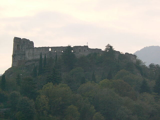 View of Avigliana castle