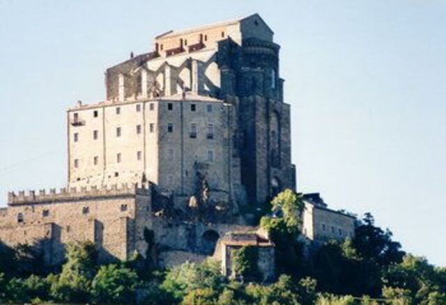 View of Sacra di San Michele