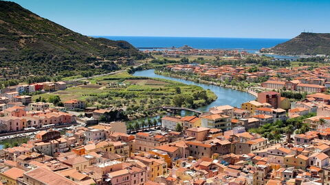Sea view in Bosa