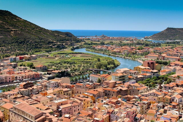 Sea view in Bosa
