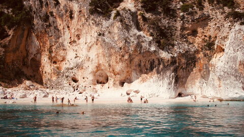 A Sardinian beach