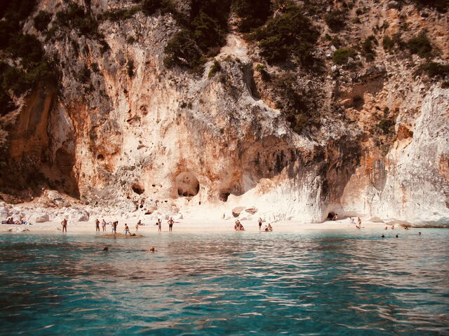 A Sardinian beach