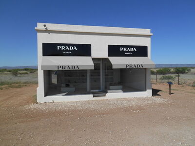 Special Prada store installation in Marfa