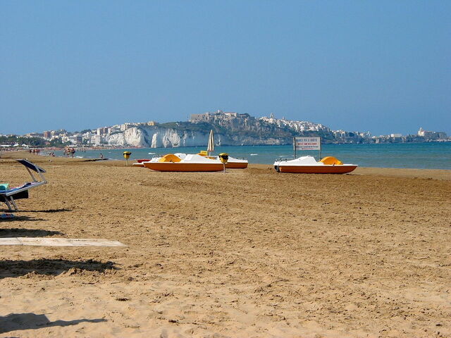 Beach at Vieste