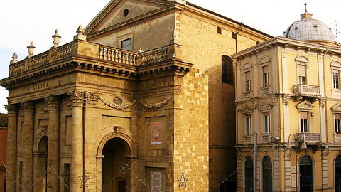 The basilica of Lanciano town