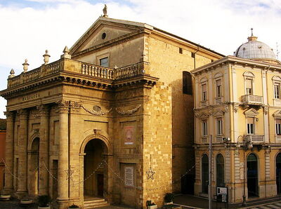 The basilica of Lanciano town