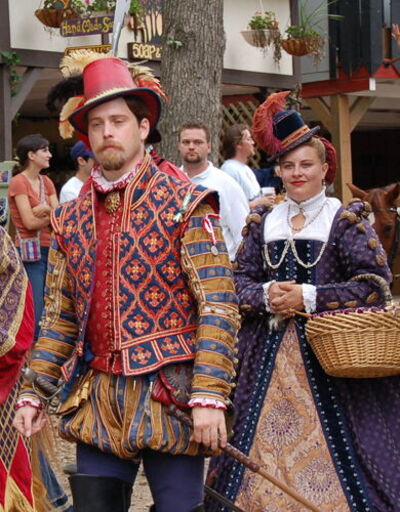 A typical medieval costume
