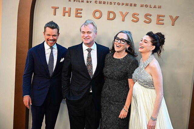 A photo from the Odyssey premiere