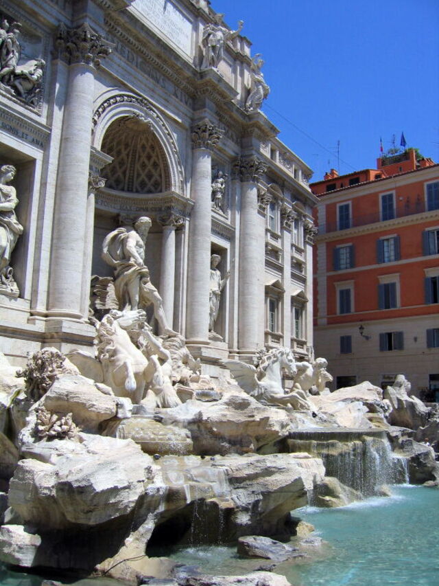 The Trevi Fountain in Rome