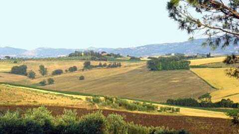 view of the Umbria countryside