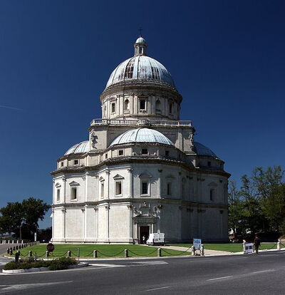 The Santa Maria della Consolazione cathedral in Todi city