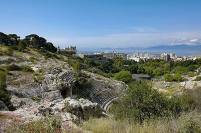 View over Cagliari