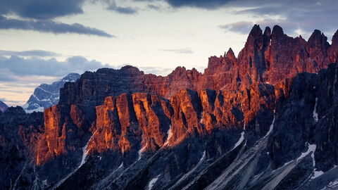 Rock formations of the Dolomites