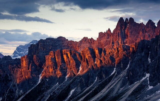 Rock formations of the Dolomites