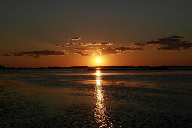 Orbetello, sunset