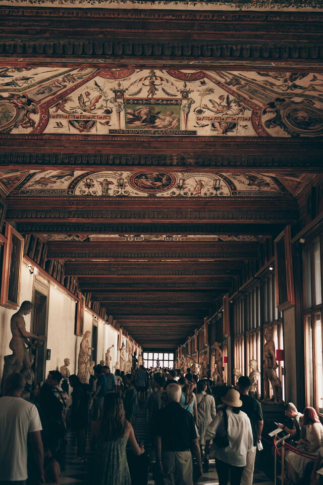 In the Uffizi