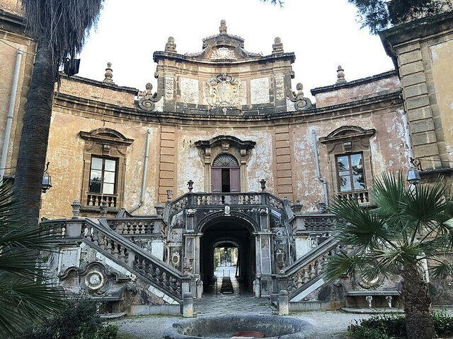 Exterior of Villa Palagonia