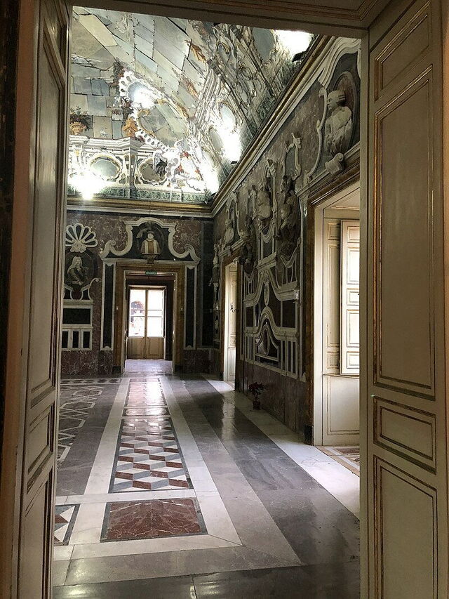 Interior of Villa Palagonia