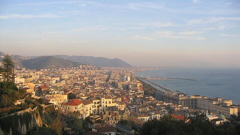 View of Salerno city