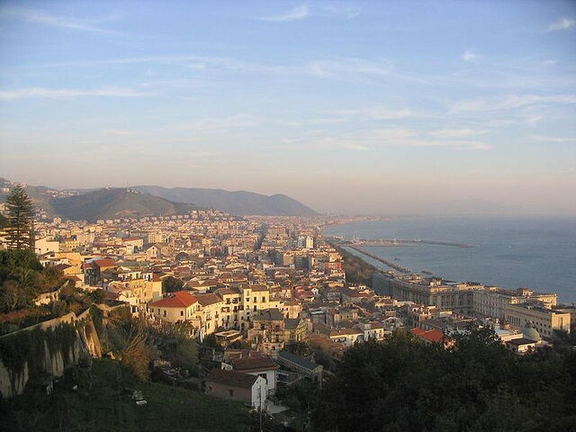 View of Salerno city