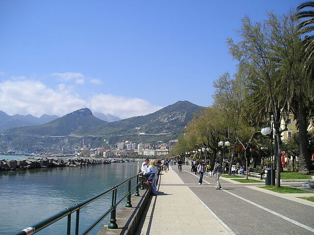 Promenade in Salerno
