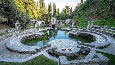 Garden at Vittoriale degli Italiani