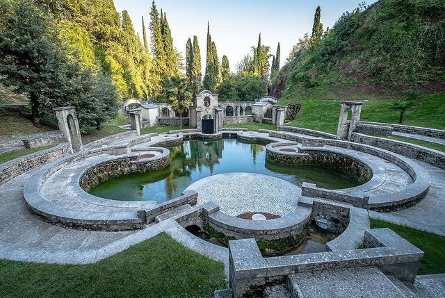 Garden at Vittoriale degli Italiani