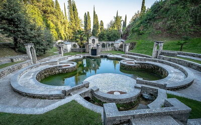 Garden at Vittoriale degli Italiani