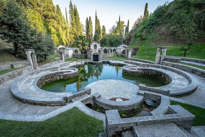 Garden at Vittoriale degli Italiani
