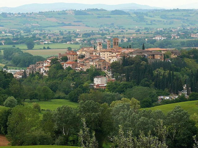 Deruta town in Umbria