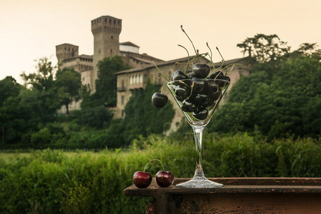 Cherries in Vignola