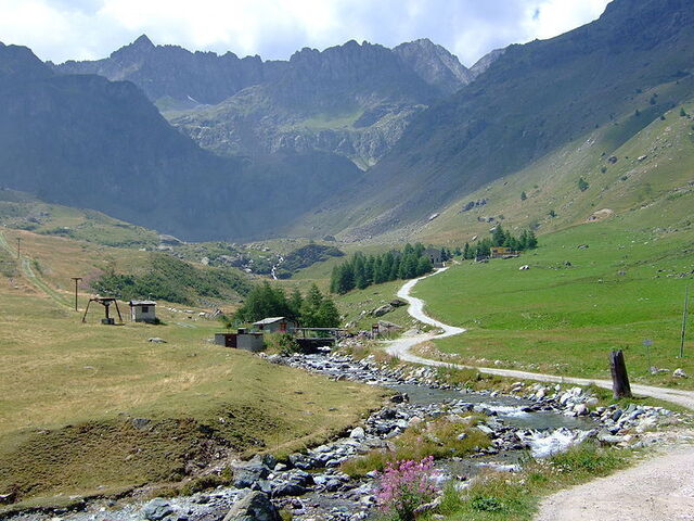 Po river in Piedmont