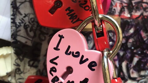 Love locks in Verona