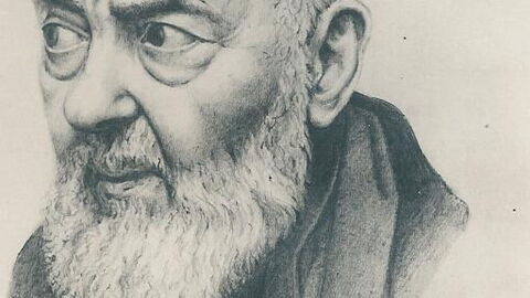 Drawing of Padre Pio