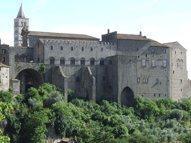 Papal palace in Viterbo