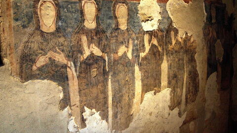Faceless nuns of Torba Monastery