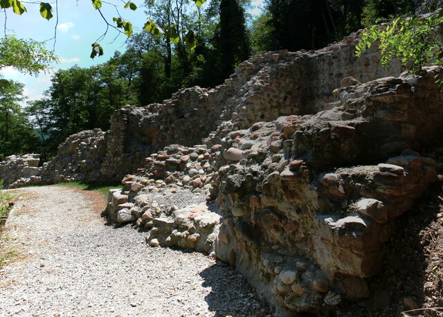 Torba Monastery, old walls
