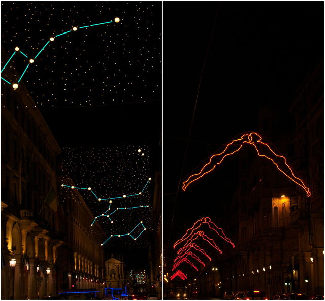 The lights in Turin