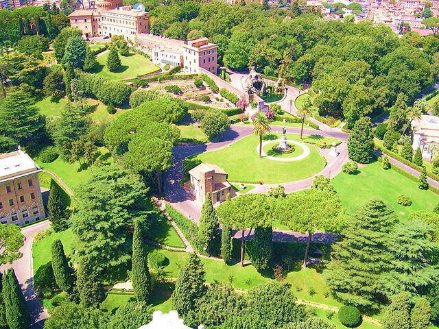 The beautiful Vatican Gardens
