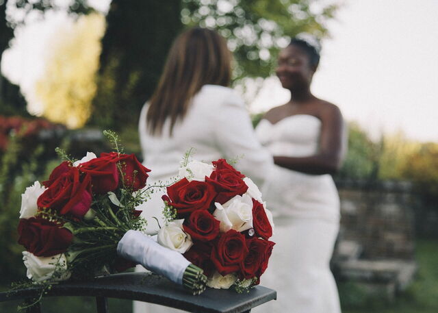 A same-sex wedding