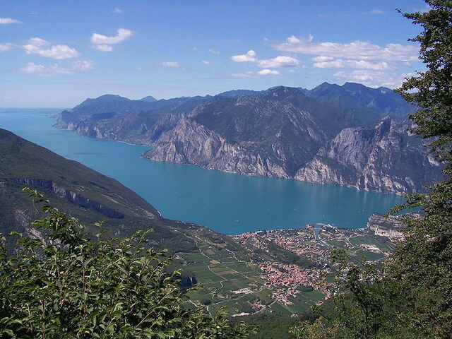 Northern section of lake garda