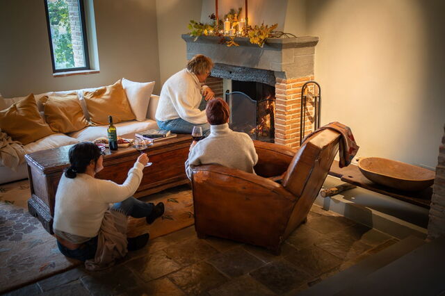 Casale Le Fonti, living room