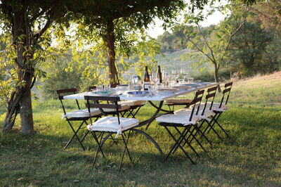 Casale Le Fonti, pergola