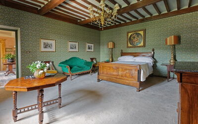 Villa De Ranieri, one of the bedrooms